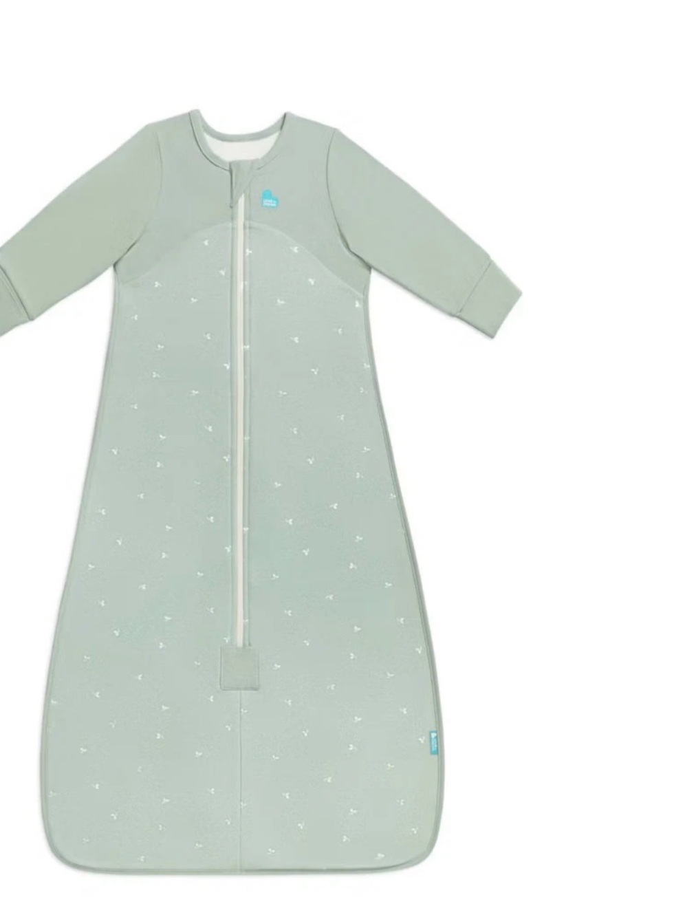 Love To Dream Sleep Size 6-18 Months 0-1 Full Zip Cotton Sleepsack 1.5 TOG Green